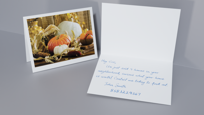 Seasonal Card Pumpkins