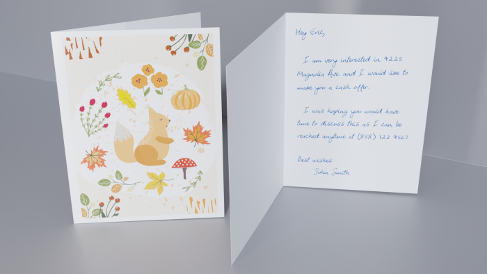 Seasonal Card - Fall - Squirrel