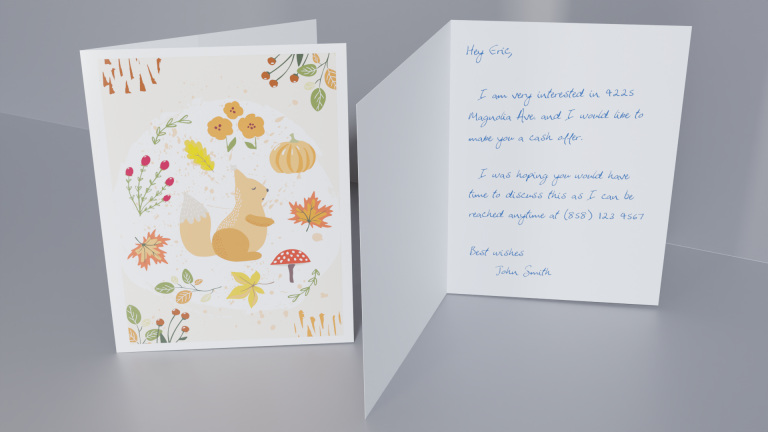 Seasonal Card - Fall - Squirrel