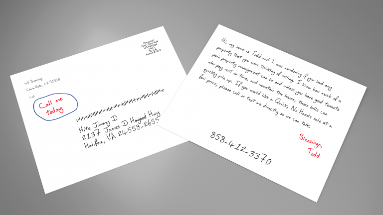 Absentee Blessed Postcard