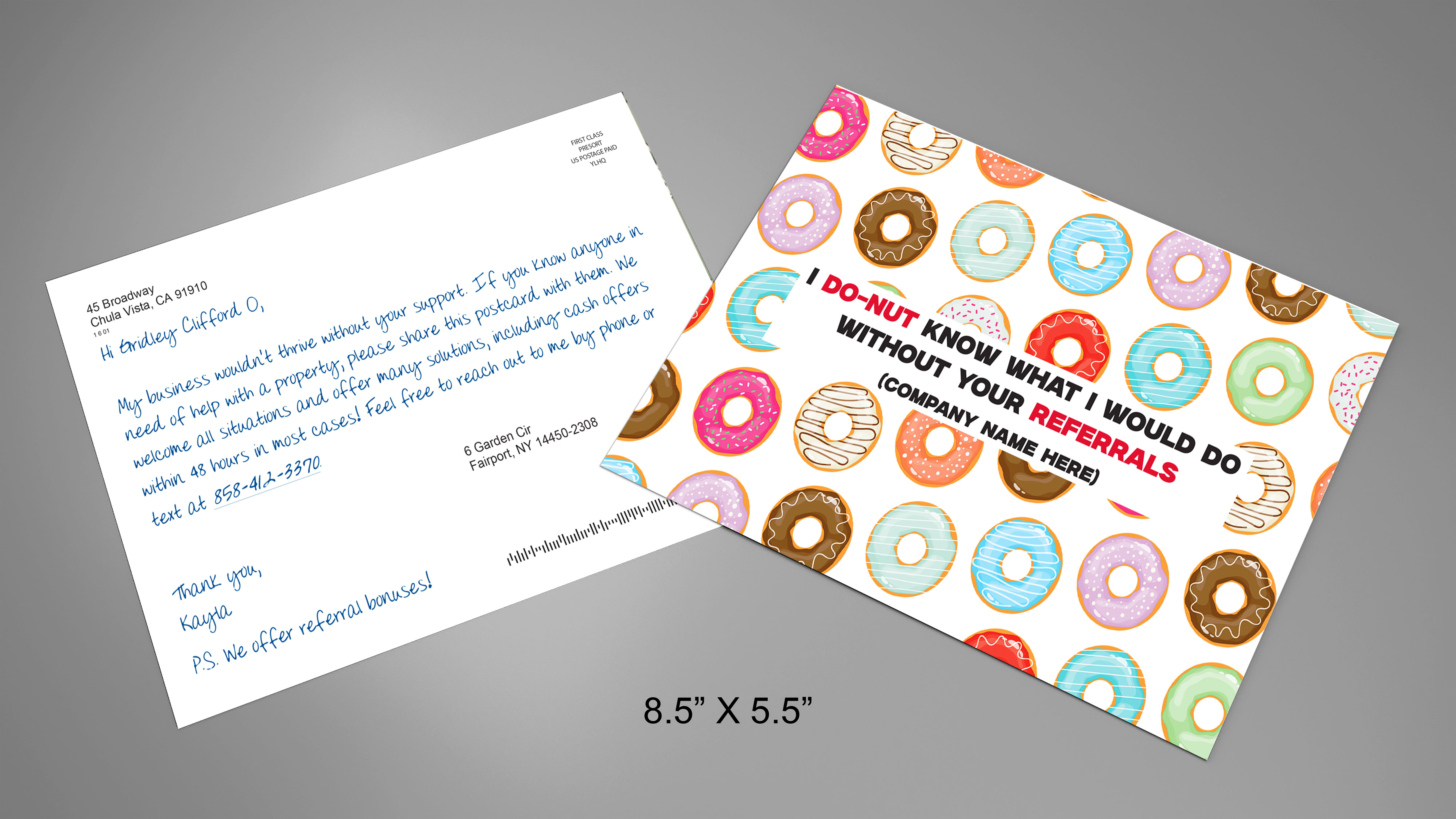 The Referral Postcard