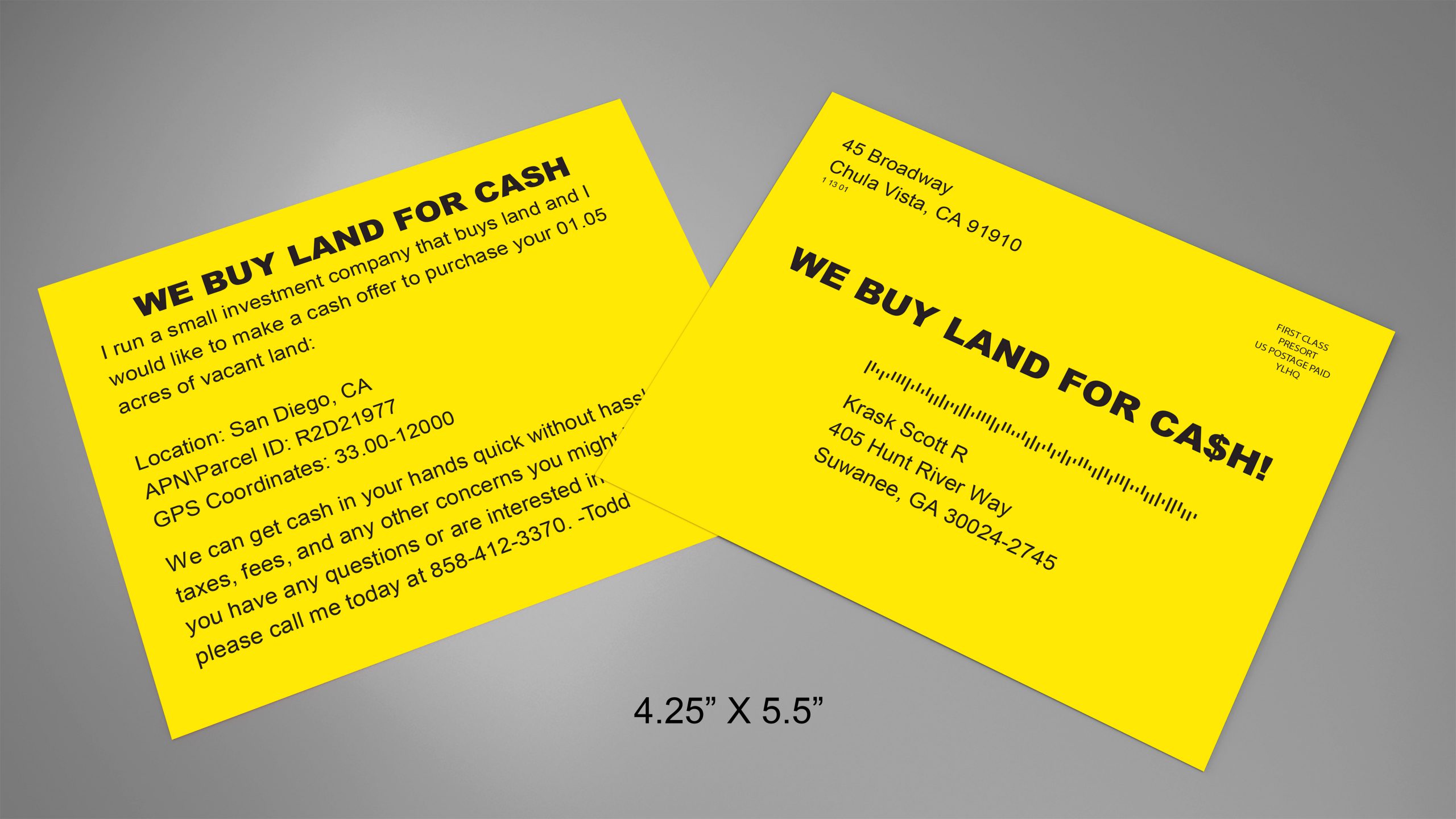 We-Buy-Land-Postcard